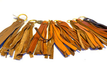 Load image into Gallery viewer, Brown &amp; Tan Coloured Tassel Keyrings