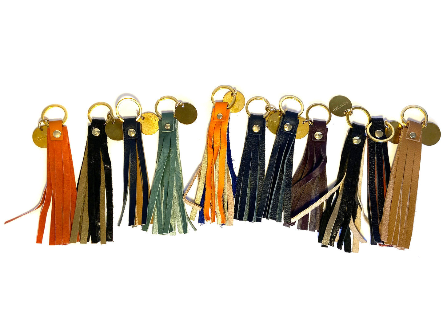 Multi Coloured Tassel Keyrings