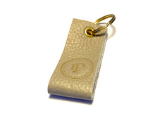 Load image into Gallery viewer, Gold &amp; Grey Multi Logo Keyrings