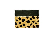 Load image into Gallery viewer, Black Spotted Hair Card Case 5 Slots