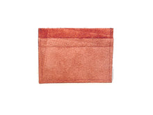 Load image into Gallery viewer, Red Suede Card Case 5 Slots