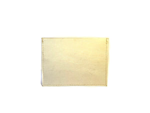 White Shimmer Card Case 3 Slots