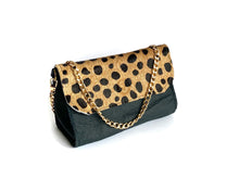 Load image into Gallery viewer, Black Spotted Mini Bag