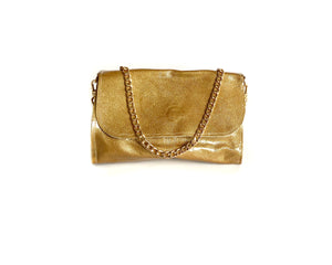 Gold Patent Mini Bag